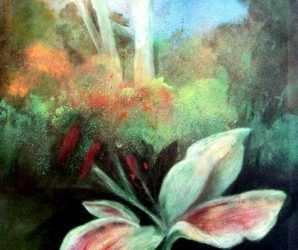 María Guerras, Pintura del sugerente mundo de Flores y Jardines
