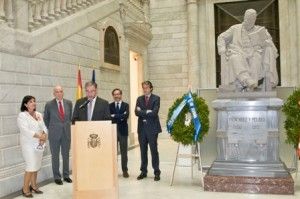 Homenaje a Menéndez Pelayo en la Biblioteca Nacional de España
