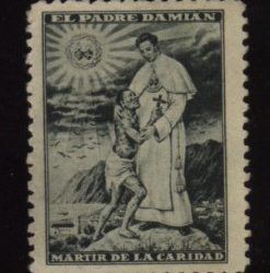 Grabados de Dietrich Varel sobre el Padre Damián en Molokai