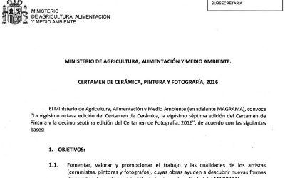 Certamen MAGRAMA 2016