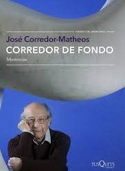 José Corredor-Matheos presenta sus Memorias en la Residencia de Estudiantes publicadas por Tusquets