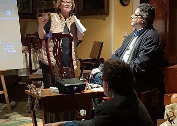 Carmen Valero habla sobre  “Astronautas. 50 años de la llegada  del hombre a la luna” en la Tertulia Ilustrada