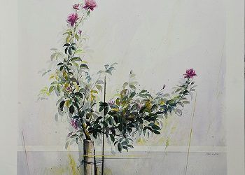 Antonio de Ávila: Pintura y color en flores y  macetas, en la galería ARDEARTe